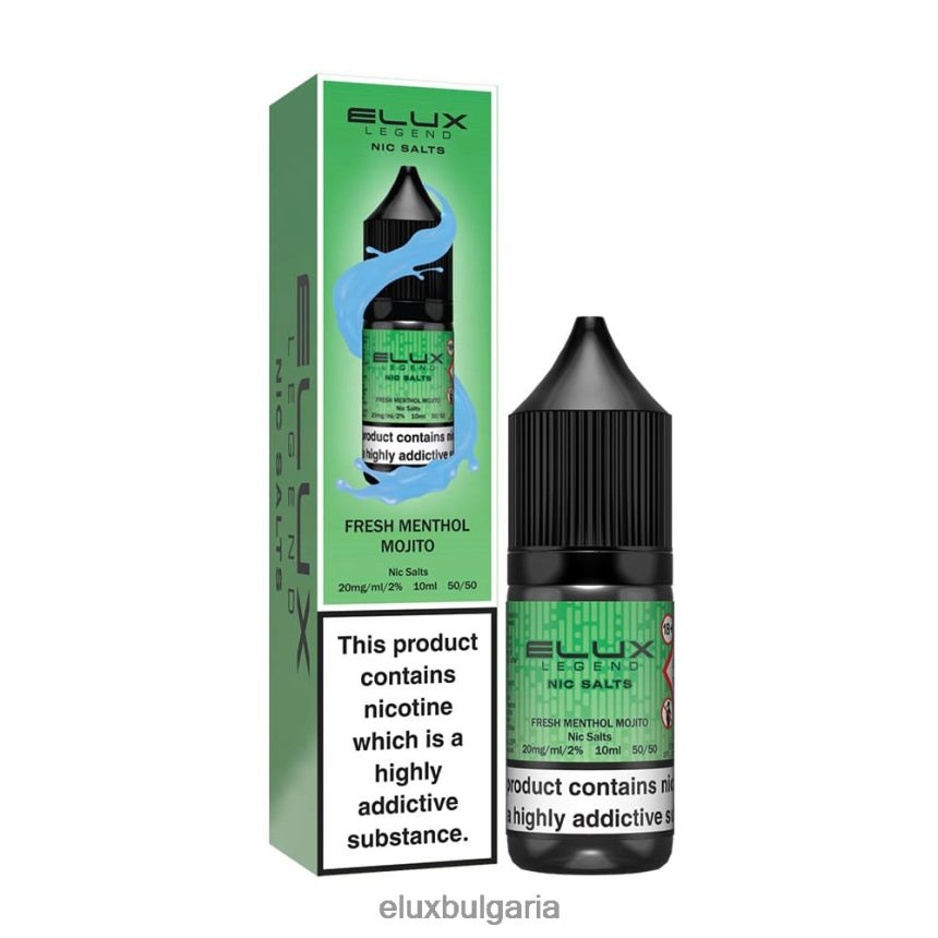 Elux Vape Price - Elux Legend никелова сол 10мл BL60RX69 прясно ментолово мохито